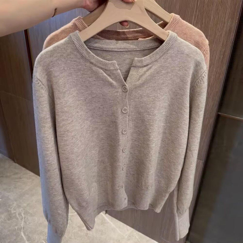 Gentle Pink Sweater Women's Soft Glutinous Skin-friendly Sweater