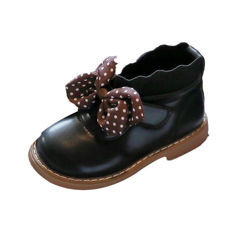 Two Cotton Boots British Wind Plus Cashmere Baby Shoes