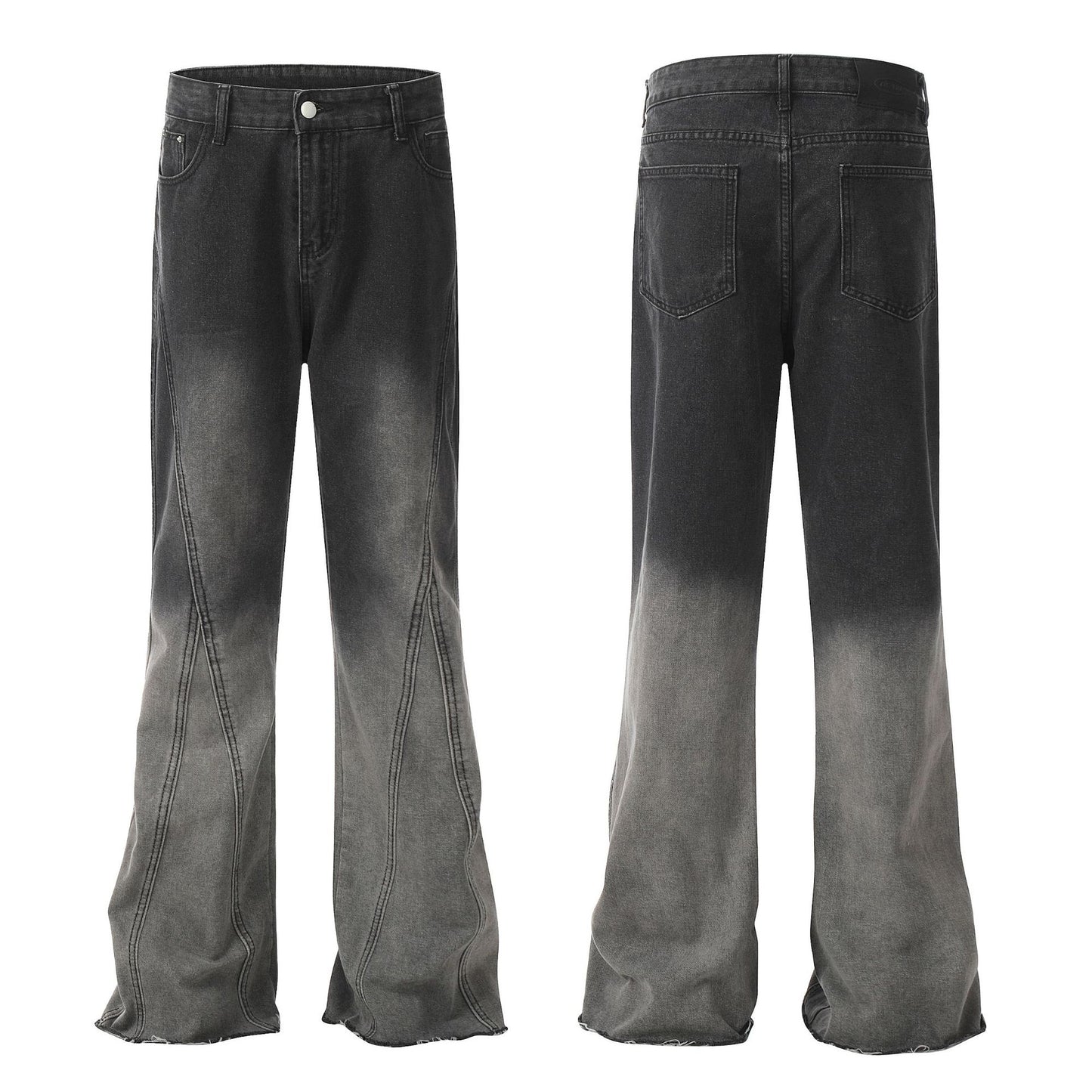 Women's Gradient Washed American-style Skinny Jeans