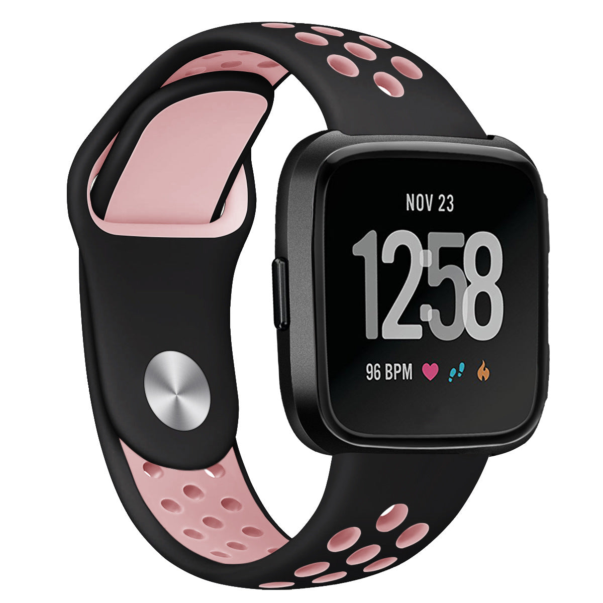 Sports Silicone TPU Breathable Two-color Watchband