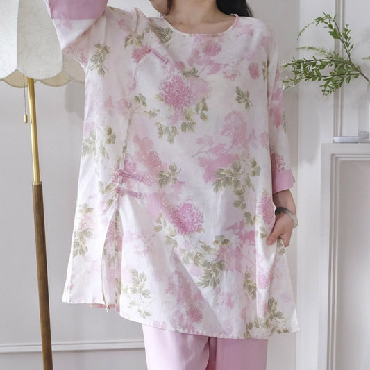 Can Be Worn Outside New National Style Poppin Pajamas Suit