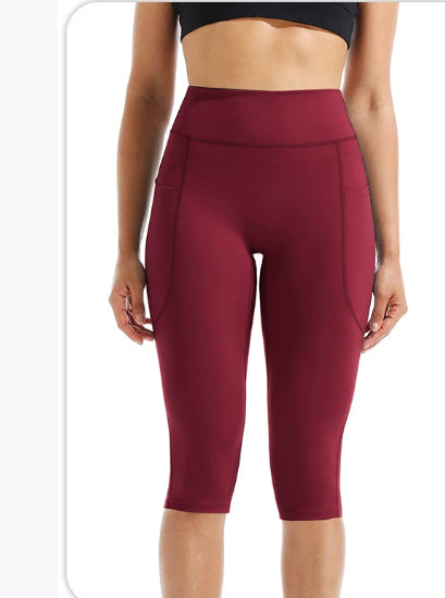 F9120 High Waist Hip Lift Fitness Pants Women's Sports Belly Contracting