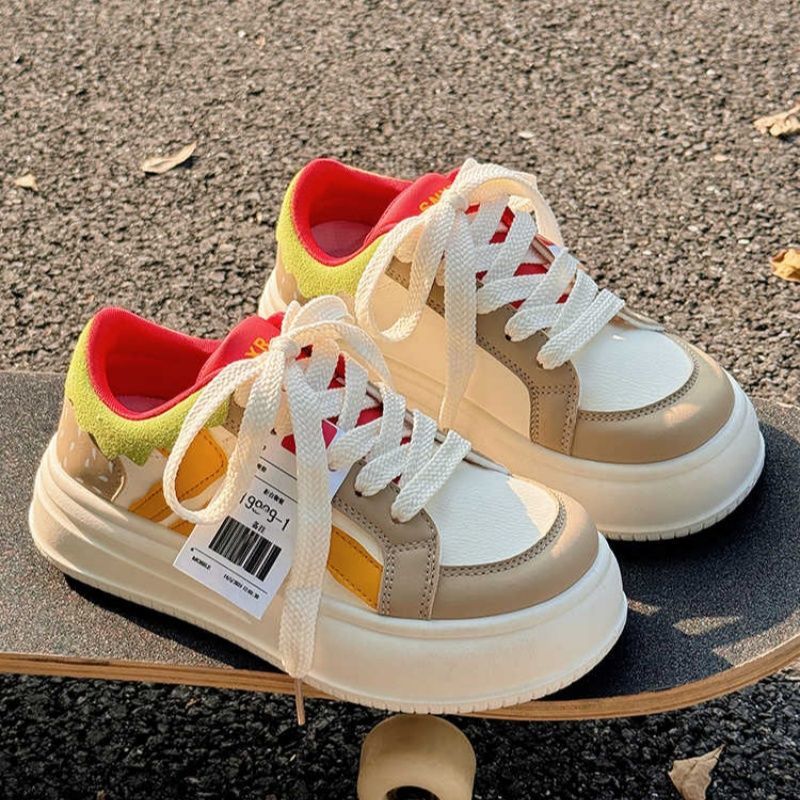 New White Big Toe Bread Shoes Sports Women's Shoes