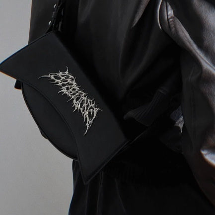 Dark Hot Girl Neutral Y2K Thorn Retro Underarm Shoulder Bag