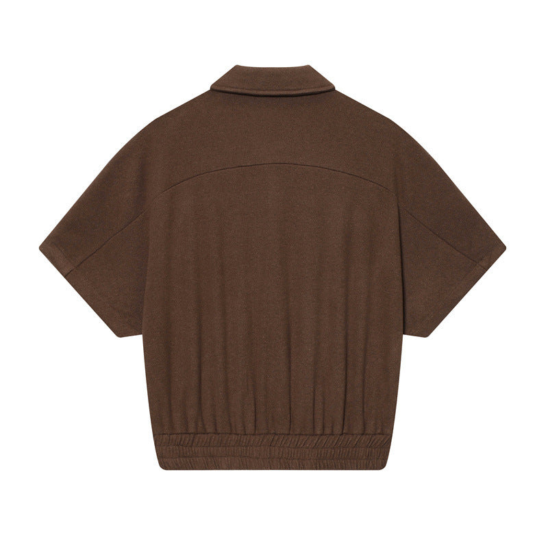 Autumn New Soft Short-sleeved Top Wide-leg Pants