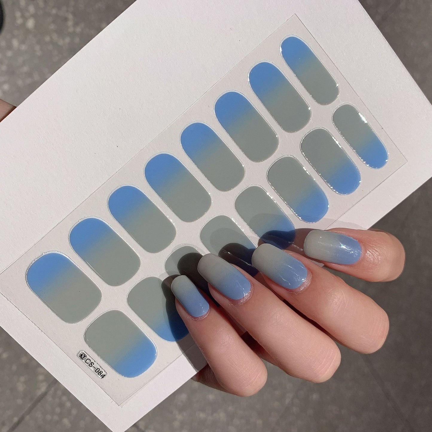 Gradient Color Nail Sticker Spring And Summer Comely Finger