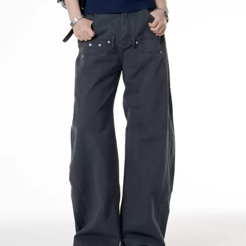 Women's Retro Loose Multi-pocket Logging Overalls