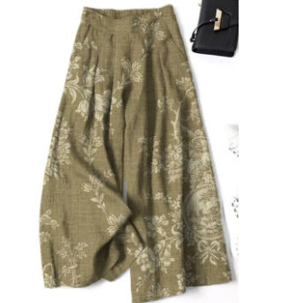 Wide Leg Culottes Loose Summer Women's Quick-drying Breathable Harem Casual Pants