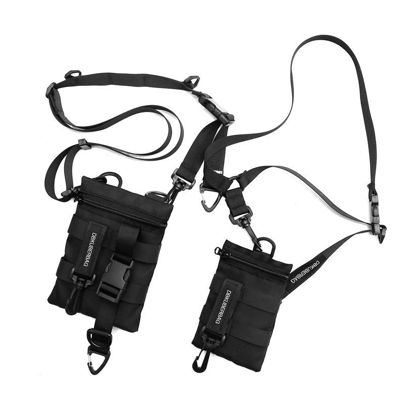 Crossbody Lille Taske Nylon Taktisk Bæltetaske