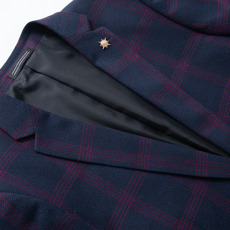 Men's Trendy Slim Fit Small Business Suit Casual Handsome Coat