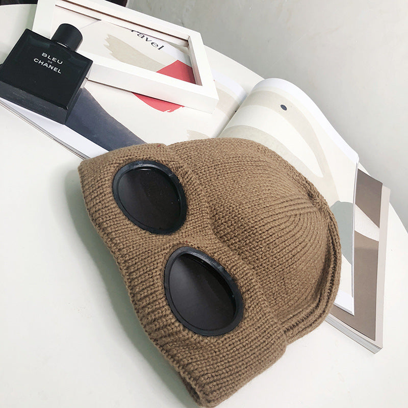 Pilot Wool Hat Winter Warm Knitted Hat