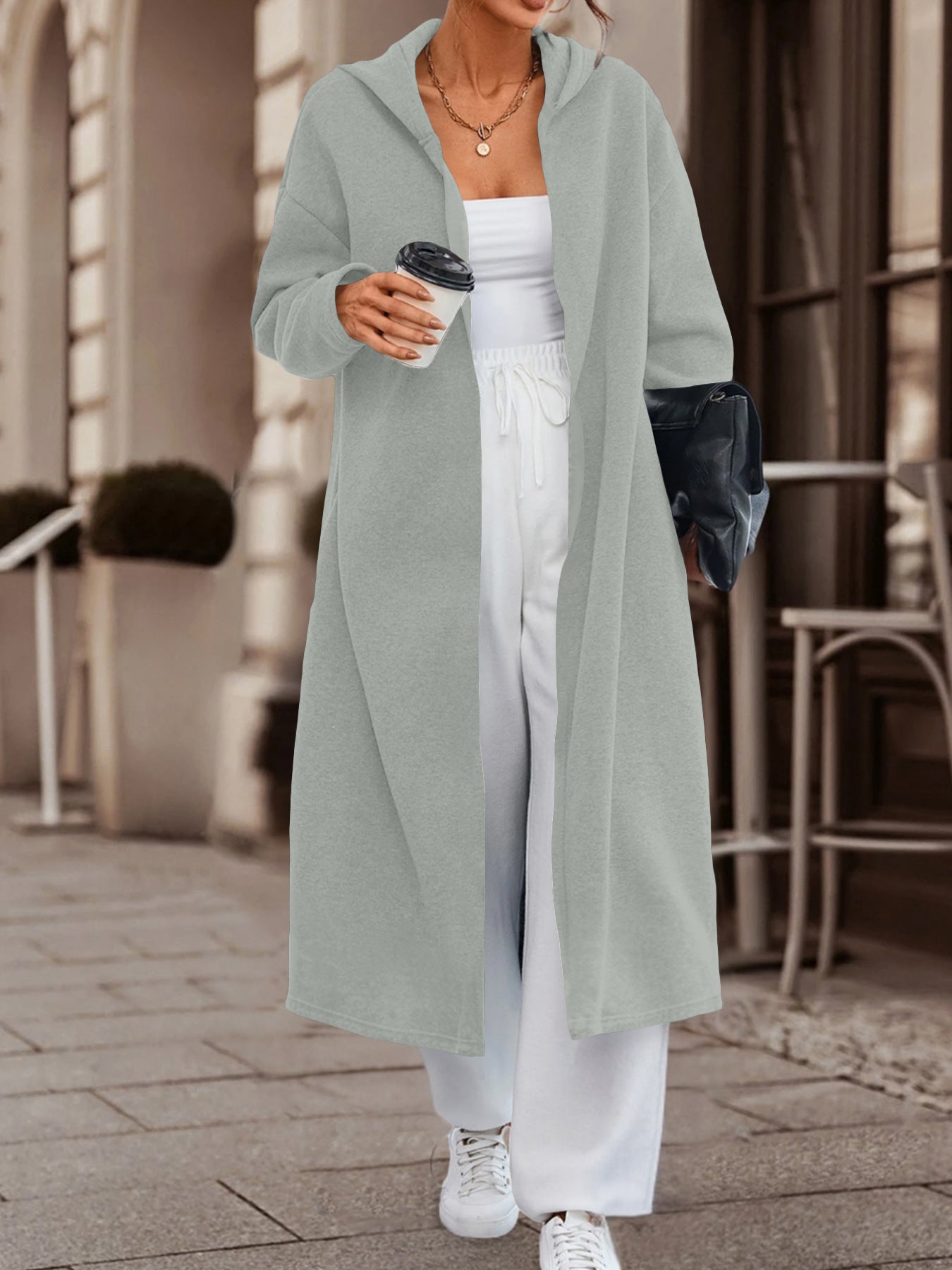 Women's Leisure Commute Long Cardigan Jacket