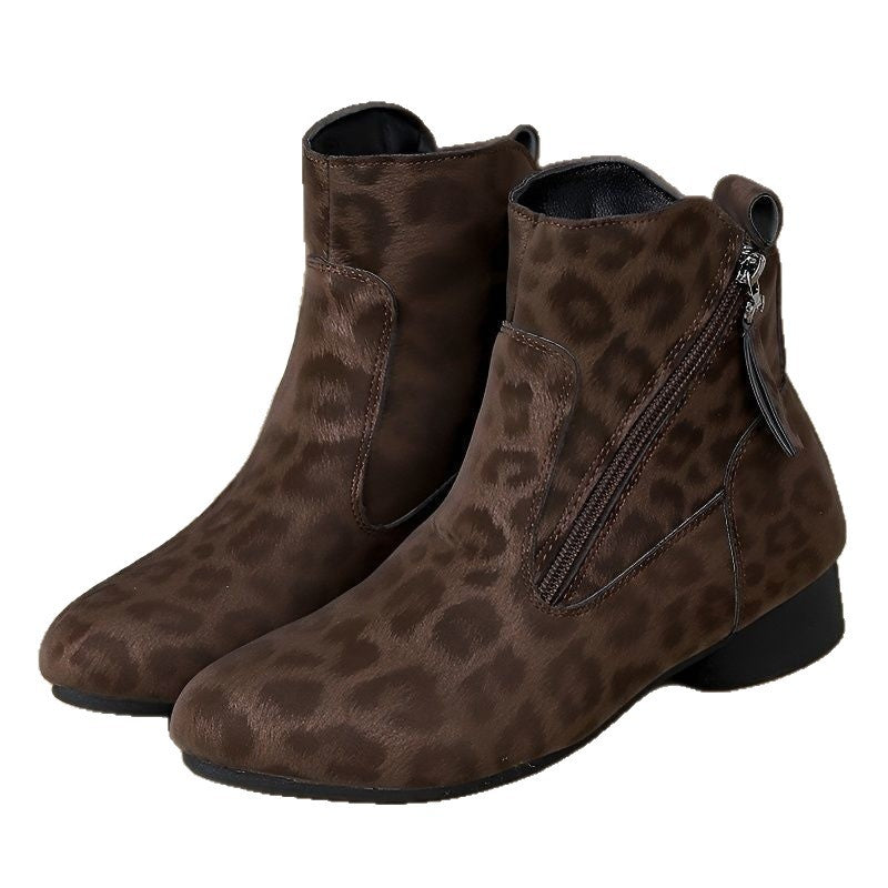 Women's Retro Suede Martin Boots Girl