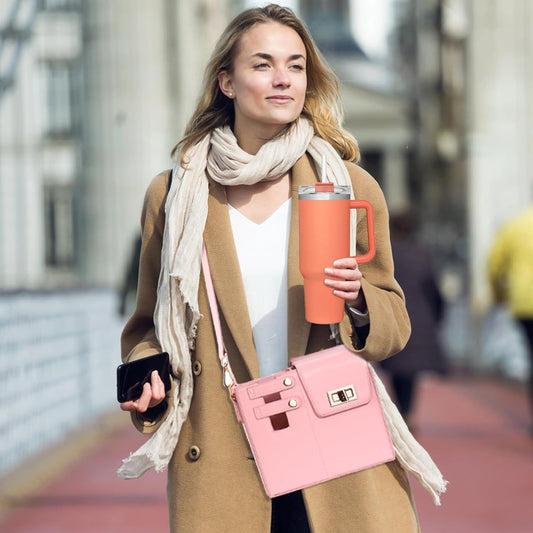 Udendørs bærbar drikkeflaske-kedeltaske Universal skuldertaske/crossbody-kedeltaske