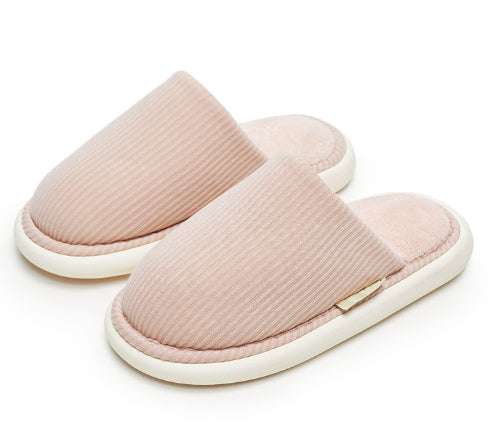 Cotton Slippers Ladies Autumn Winter Couple Home Indoor Warm Antibacterial Deodorant And Non-slip