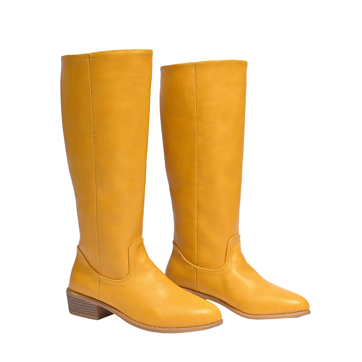 British-style Knee-high Boot With A Shaft That Doesnt Reach The Knee