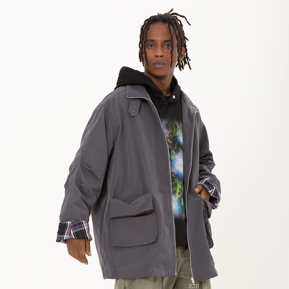 Fashion Double-sided Plaid Jacket Coat For Men