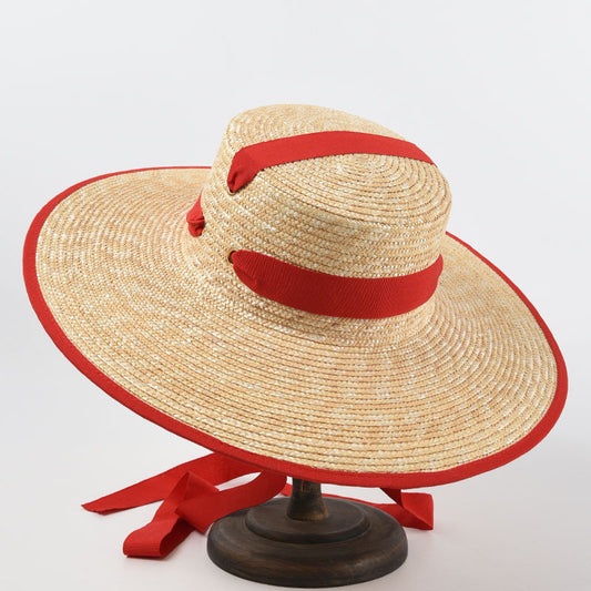 New European And American Fashion Women's Strappy Straw Hat