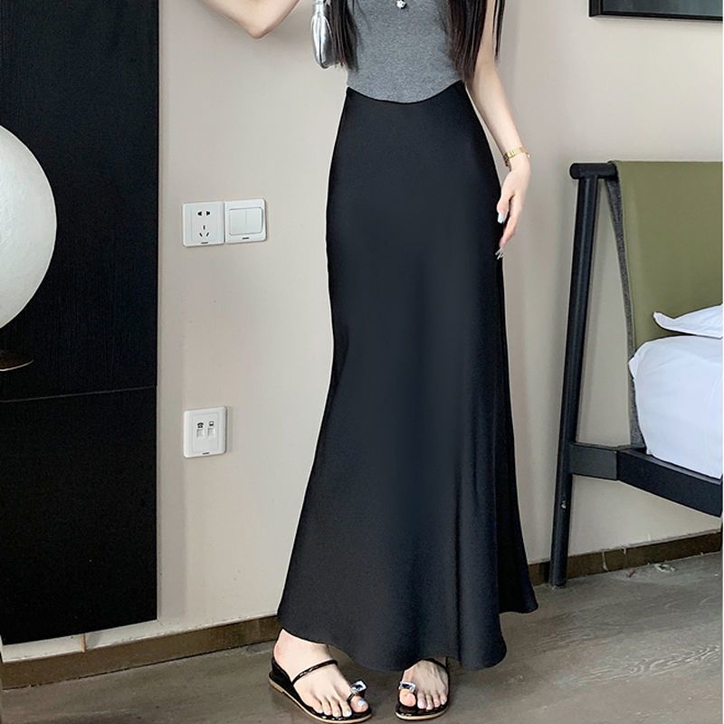 Fashion Skirt Women's Mid-length High Waist Sheath