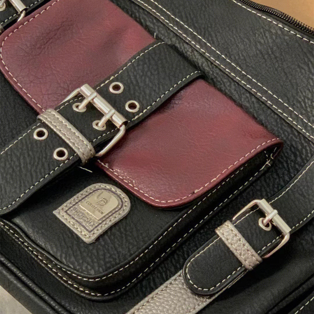 New Clashing Colour Shoulder Crossbody Bag