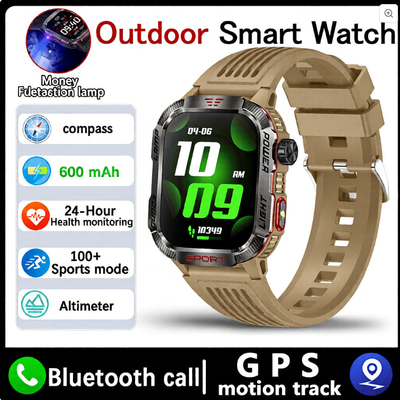 Smartwatch With Barometric Altitude Sports Features Bluetooth Calling