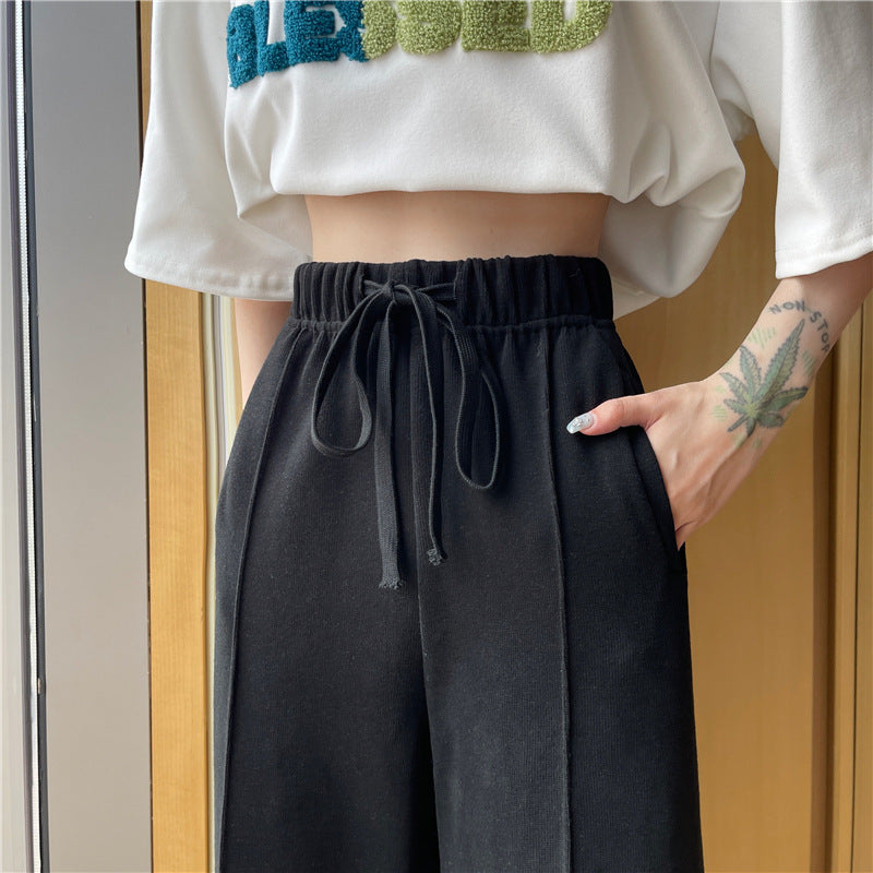 Women's Slimming Versatile Casual High Waist Wide Leg Pants