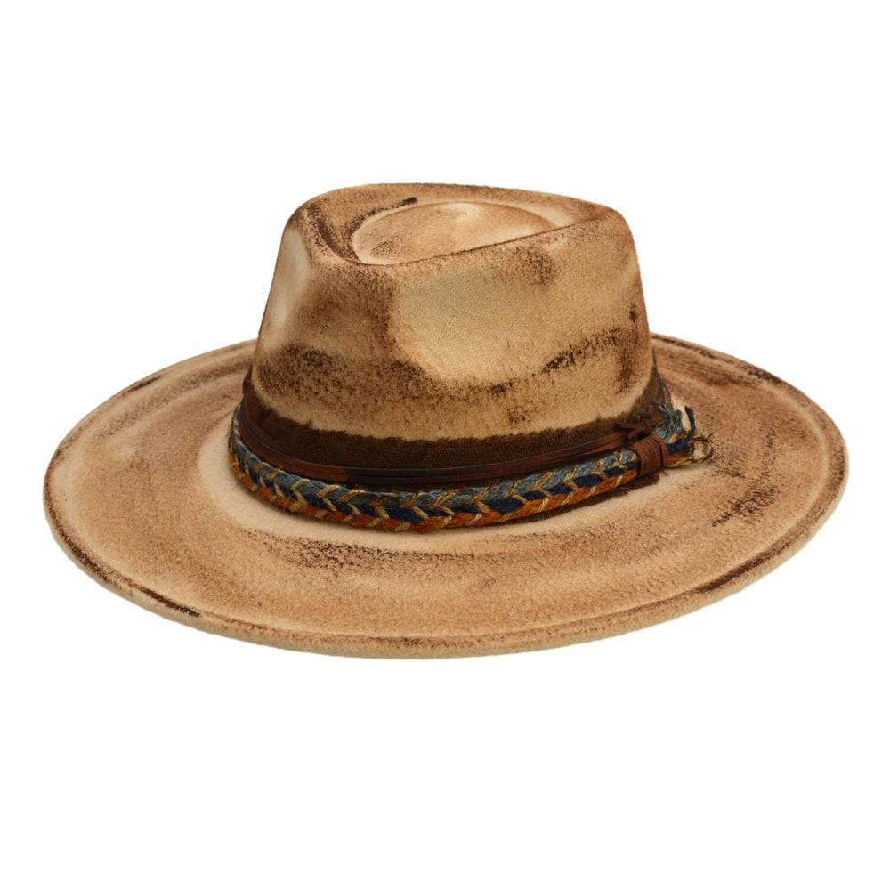 Fashion Retro Original Design Fedora Hat European And American Fur Felt Hat
