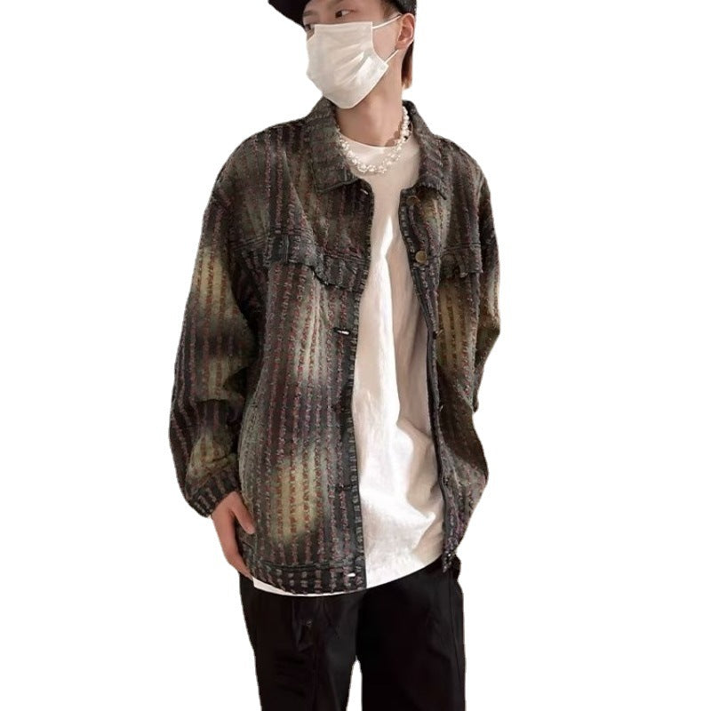 Autumn Loose Shirt Style Jacket Long-sleeved Men's And Women's Tops