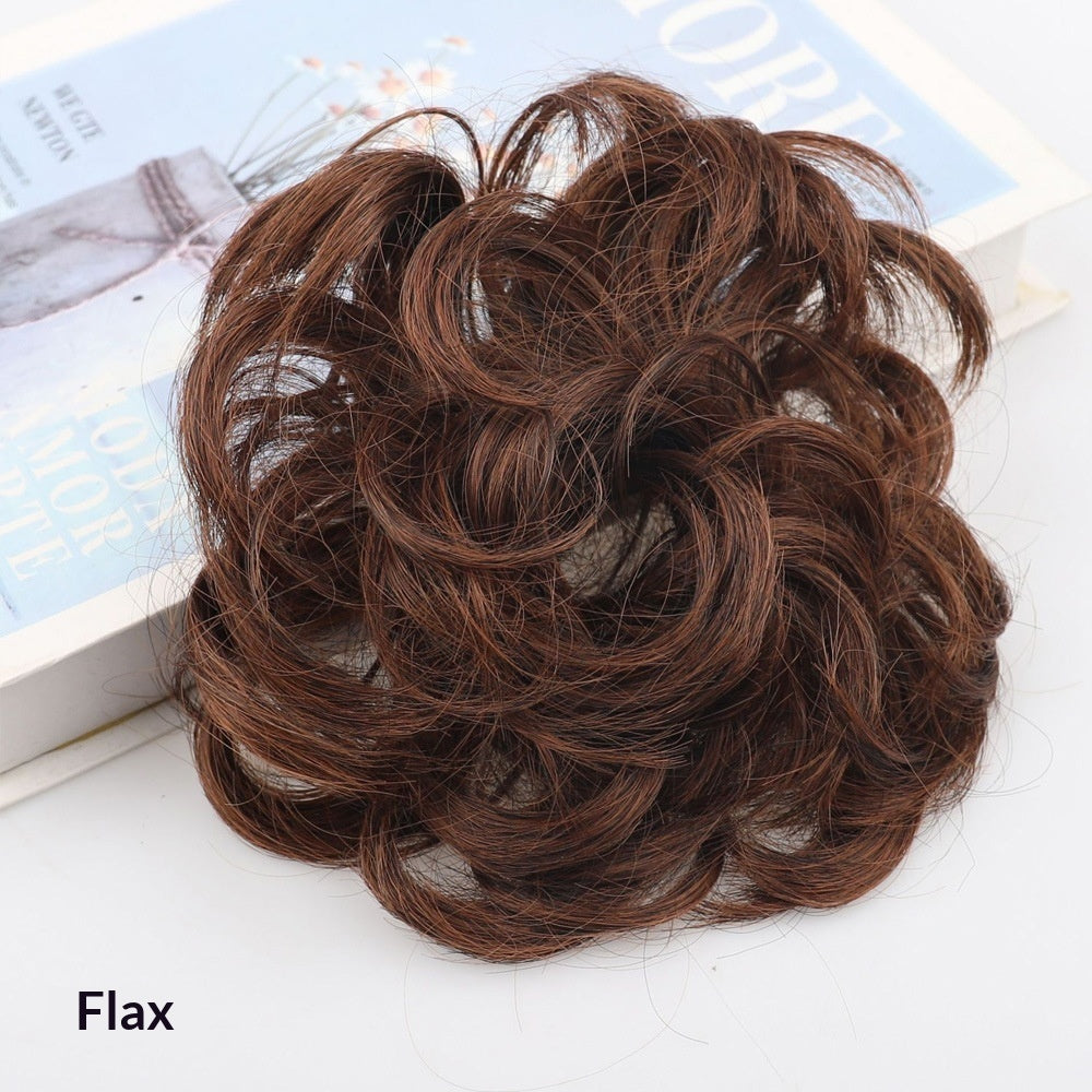 Messy Bun Hårsløjfe Fluffy Hårelastik