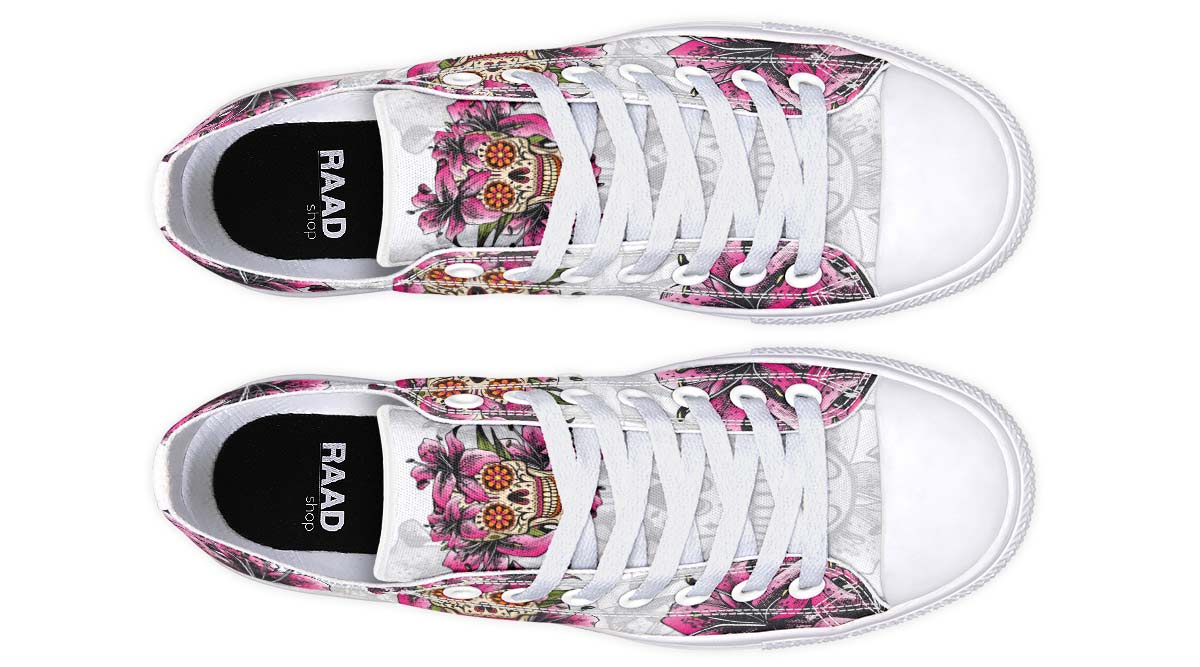Fashion Print Couple Low-Top Canvas Shoes