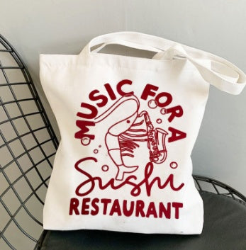 Music For Sushi House Canvas Bag