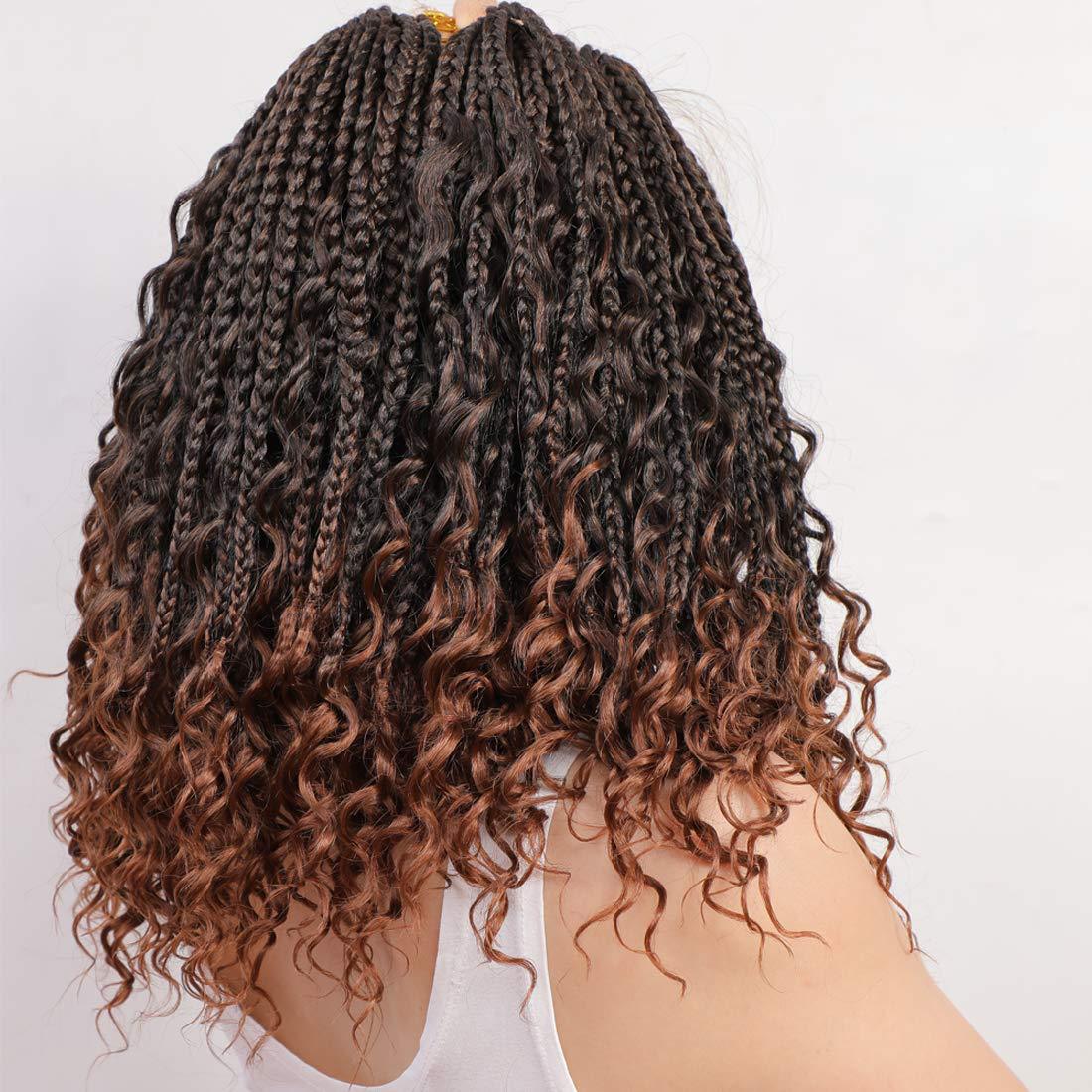 Synthetic Fiber Crochet Wig Braided Three-strand Braid