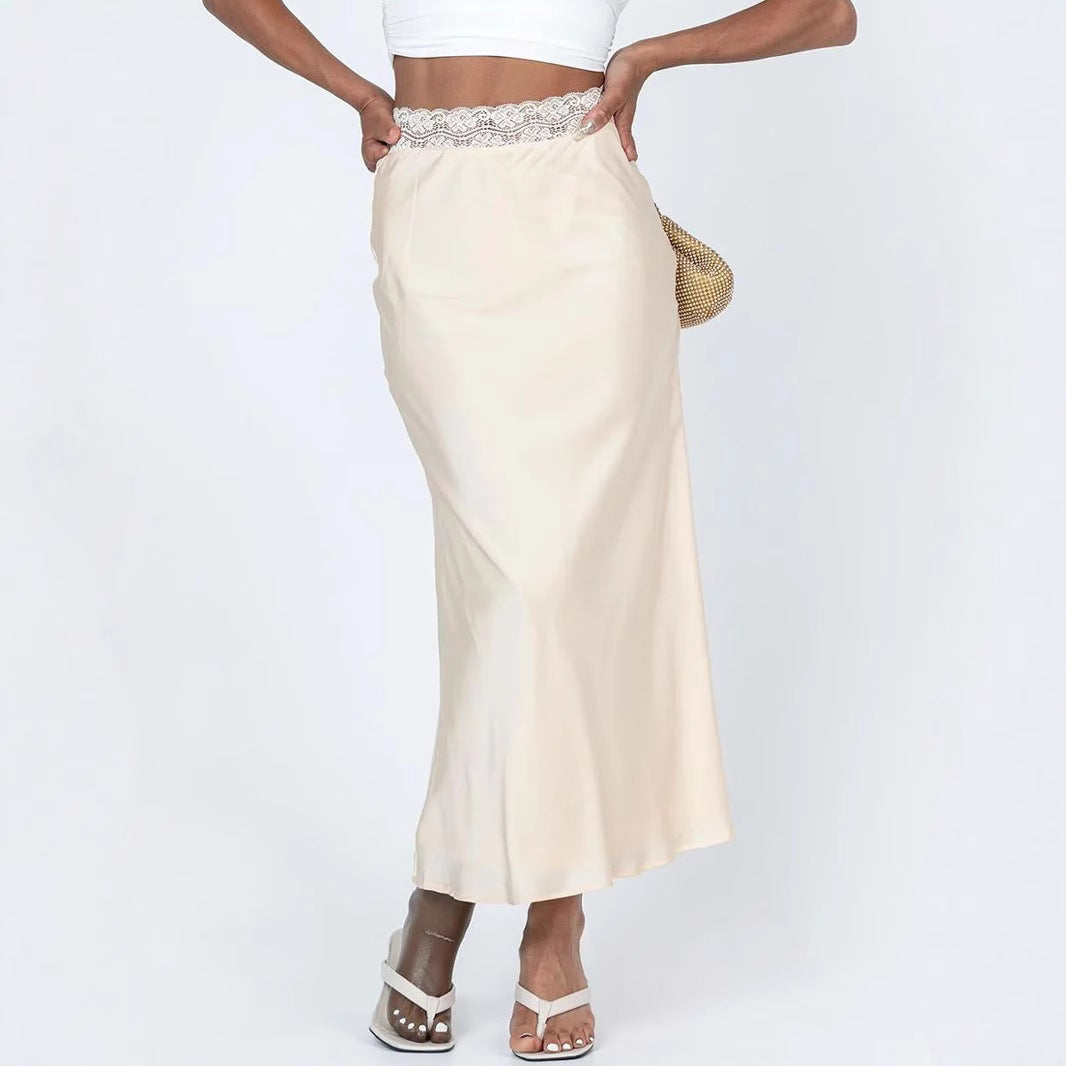 Fashionable Elastic Sheath Long Skirt For Women