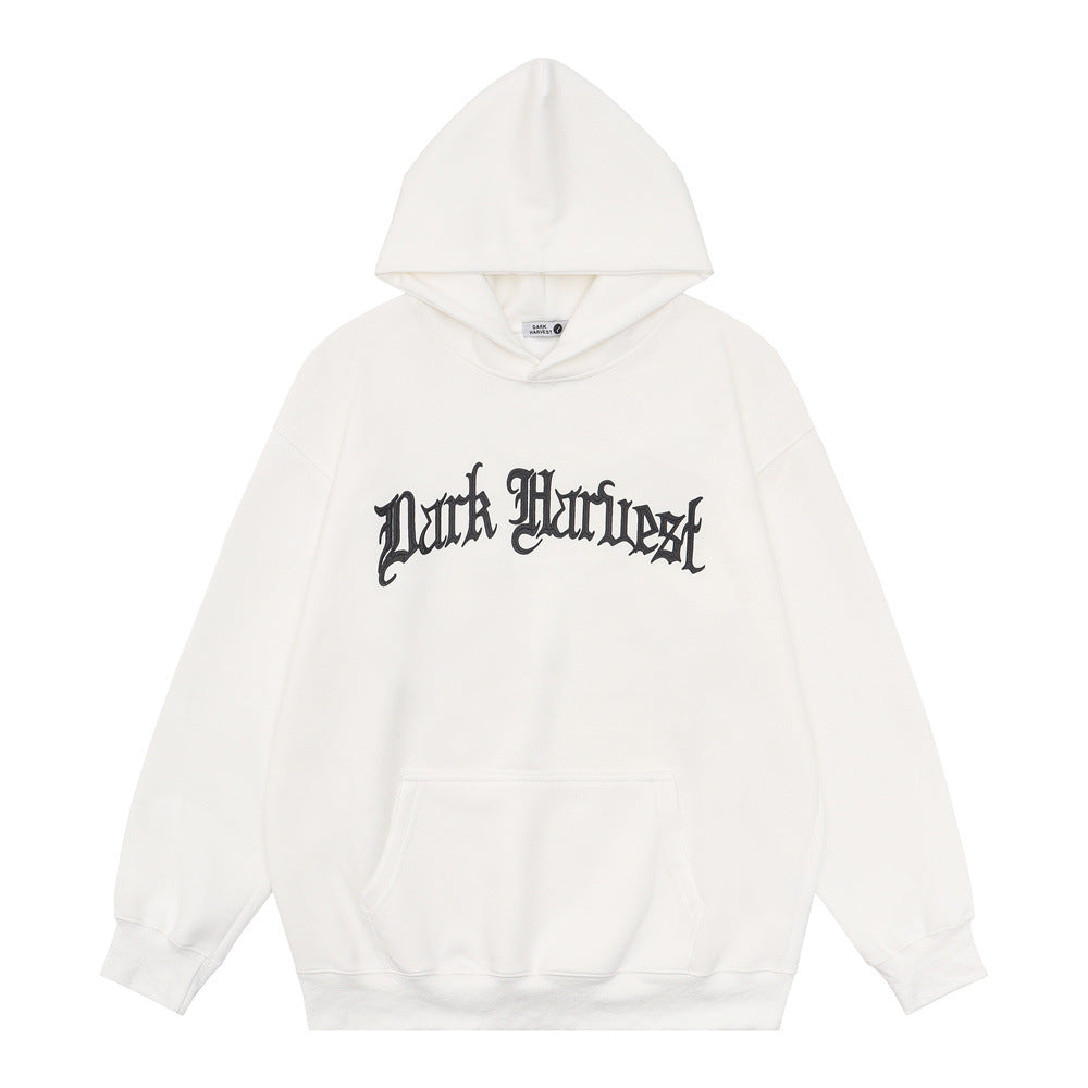 Five-pointed Star Letter Printed Hoodie