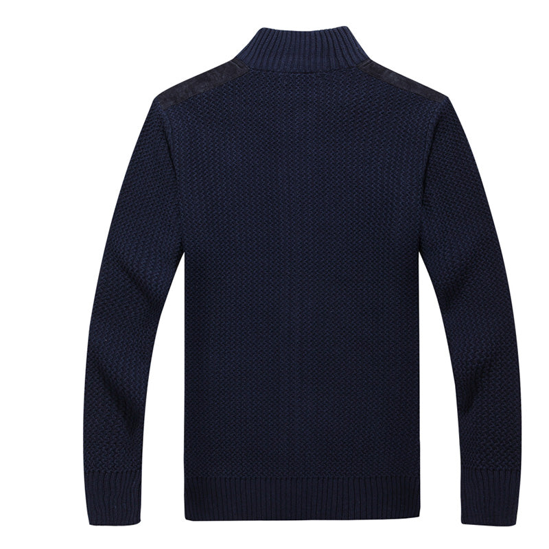 Warm Winter Jacket Zipper Sweater