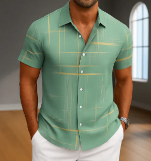 Men's Button Shirt Casual Fashion Outdoor Vacation