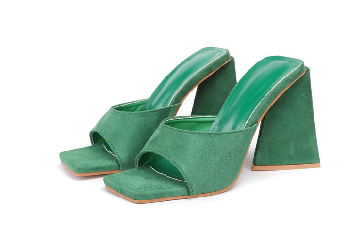 European And American Style Women's Plus Size High Heel Outer Wear