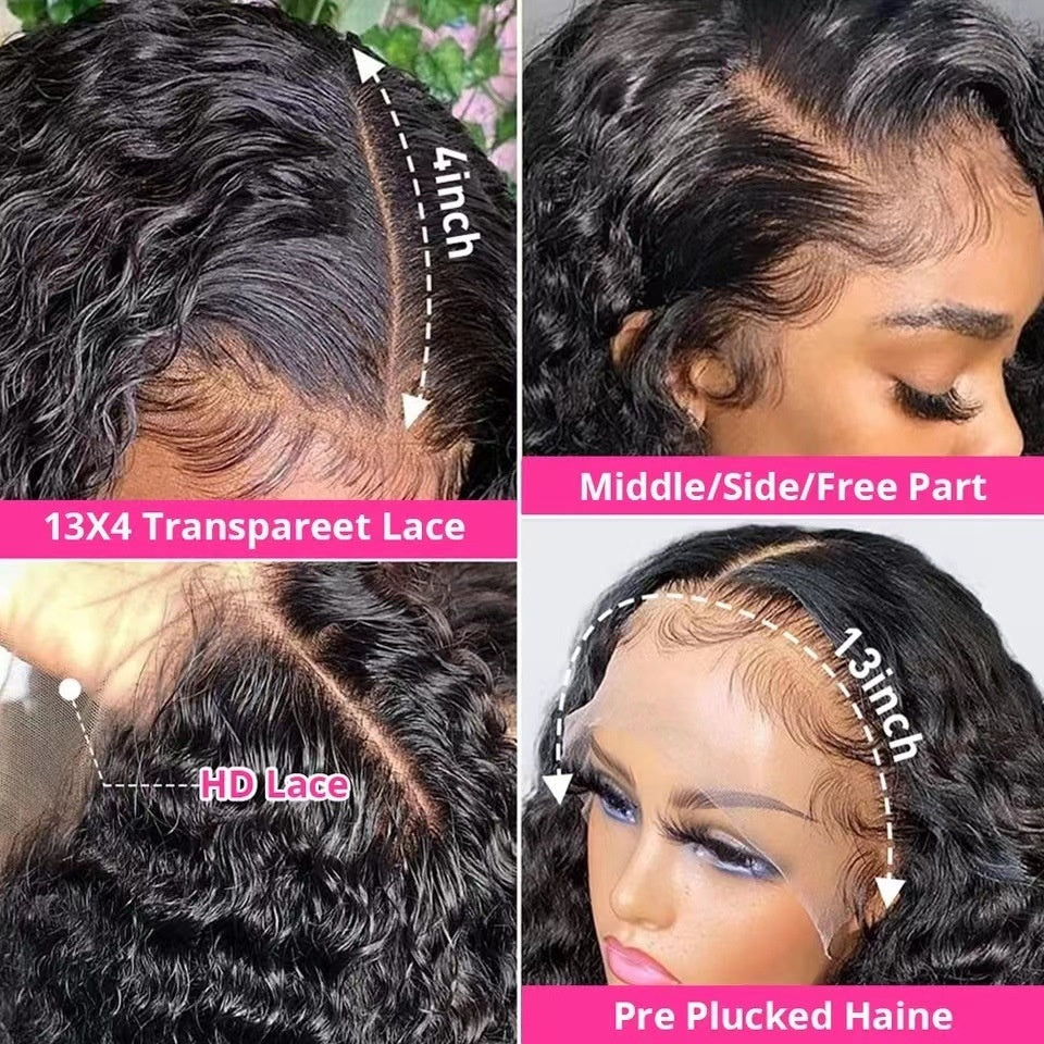 Female Solid Color Wave Roll Front Lace Wig