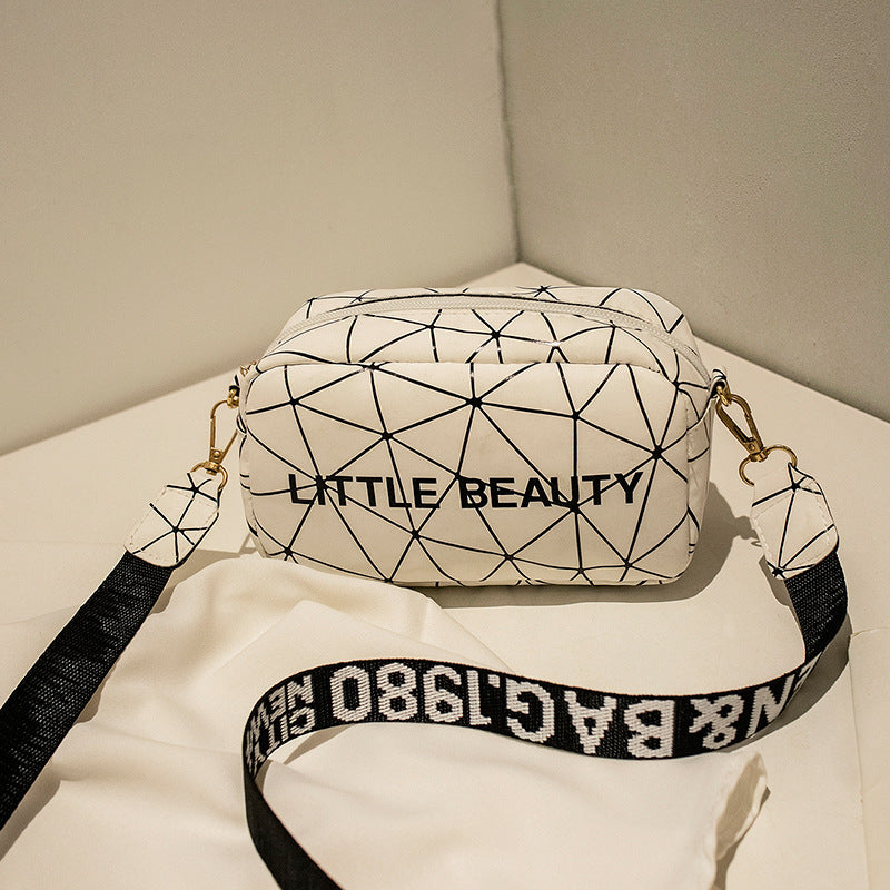 Women's Fashion Lingge Laser Fashion Colorful Messenger Bag