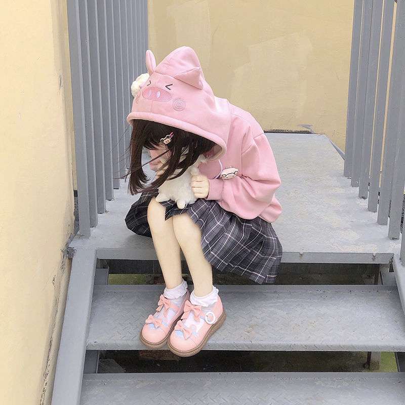 Japanese Soft Sister Girl Lovely Pig Ears Korea