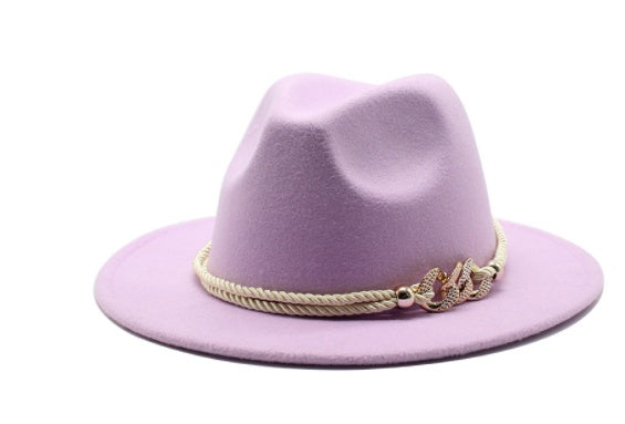 Women's Autumn And Winter British Style Jazz Hat