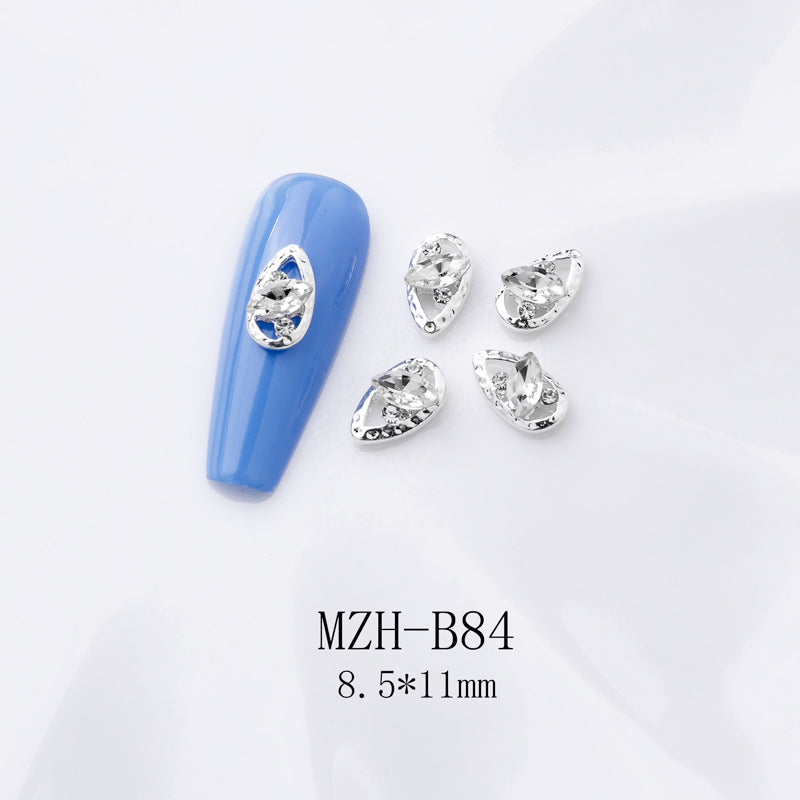 K9 Ultra-Shiny Flat-Back Rhinestones In White For Nail Art Decorations