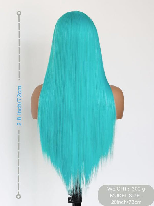 Women's Long Straight Wig Lace Gorgeous Fluffy