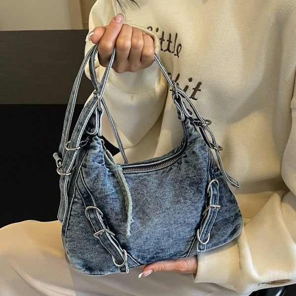 Denim Women's Western Style Shoulder Messenger Bag