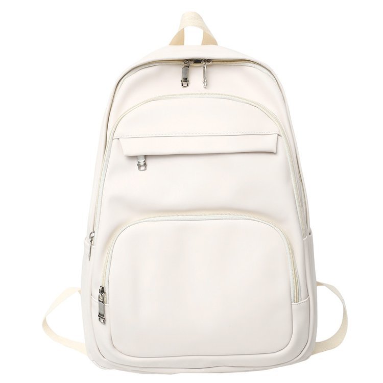 Solid Color Large Capacity Sports Schoolbag
