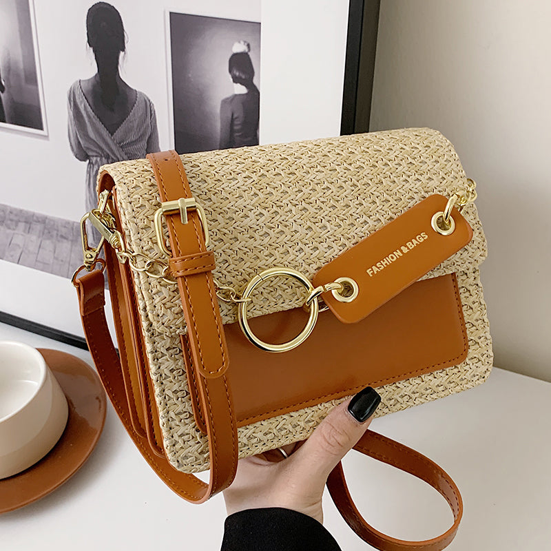 New Fashion Single Shoulder Crossbody Women's Braided Small Square Bag