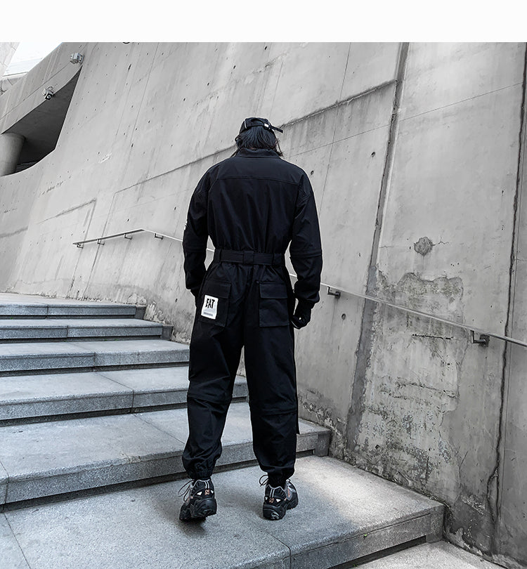Men's And Women's Japanese Casual Polyester Fiber Overalls