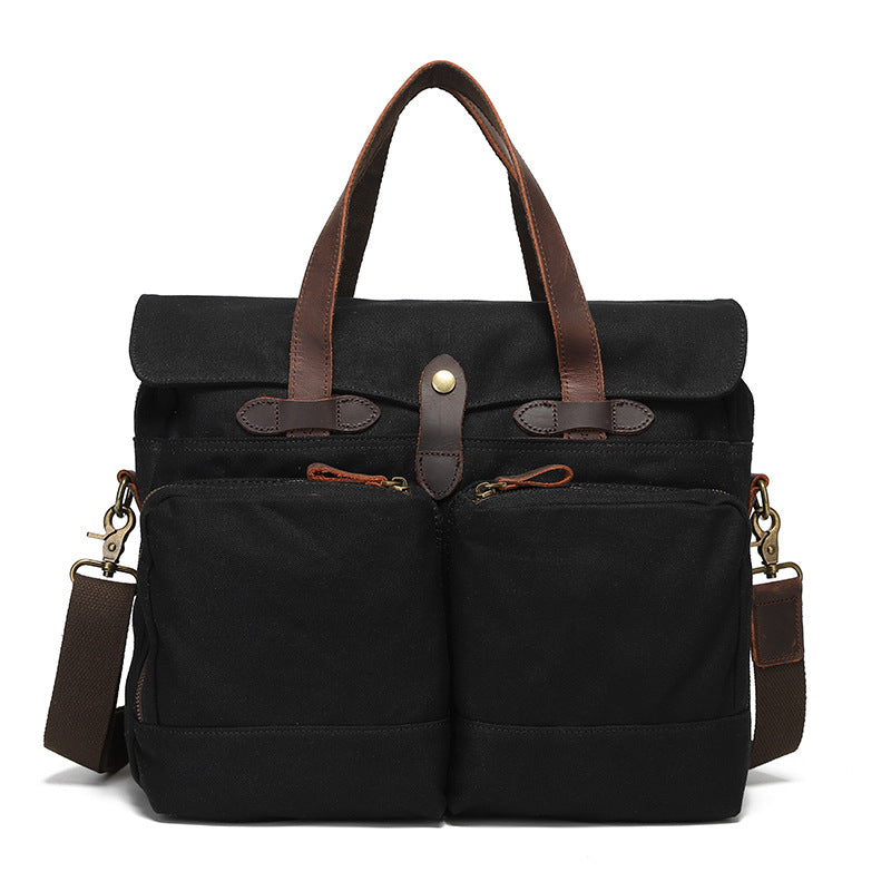 Bærbar Aktenmappe Mænds Skuldertaske Crossbody Udendørs Rejse