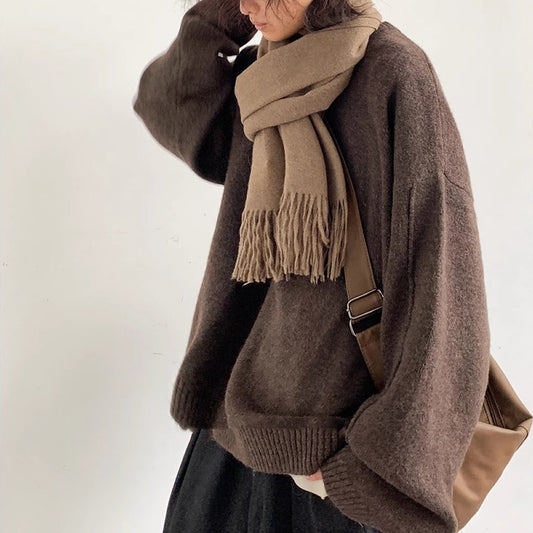 Retro Loose Sweater Autumn Clothing