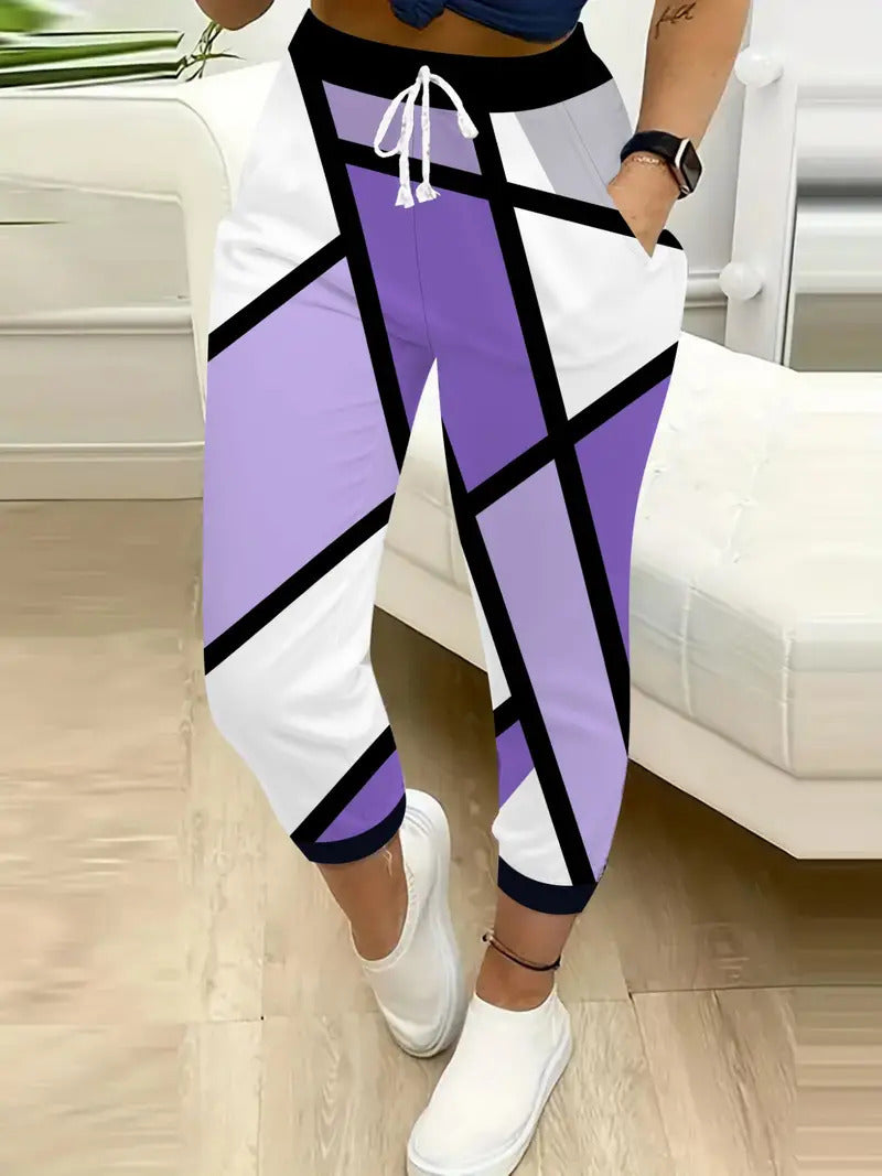 Women's Casual Trousers Lantern Ankle-tied Sports Pants